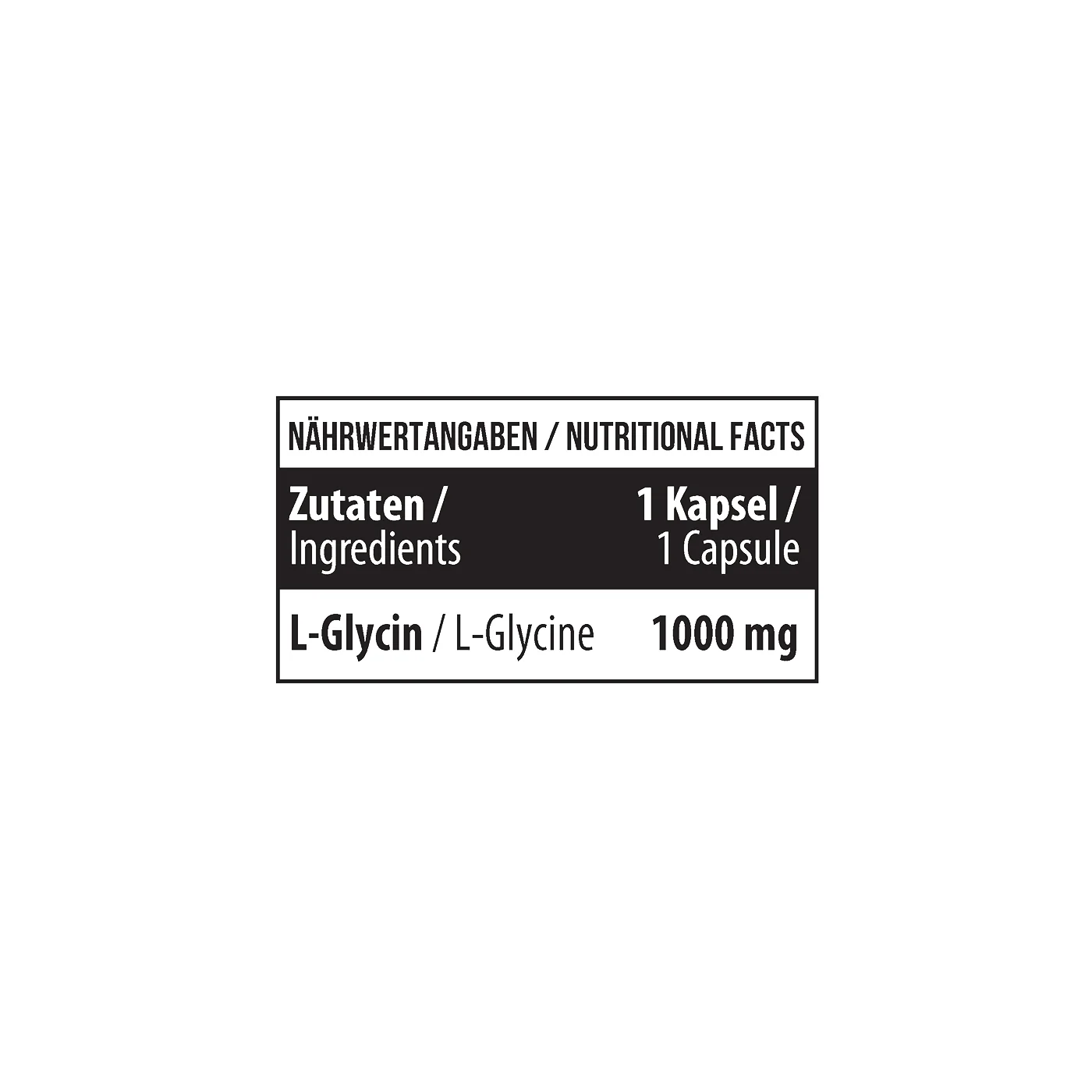 Glycine 1000 mg 120 Kapseln - Image 5