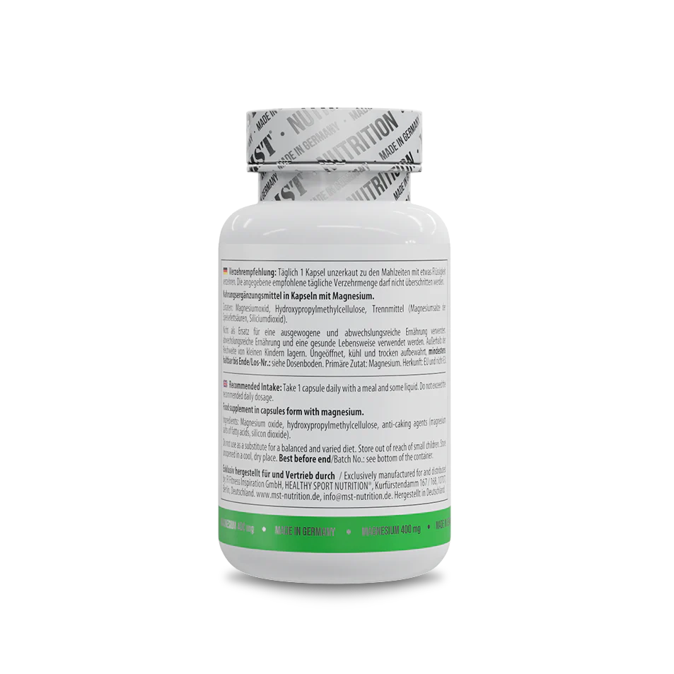 MST Healthy® Magnesium 400 mg 90 Vegan Kapseln - Image 4