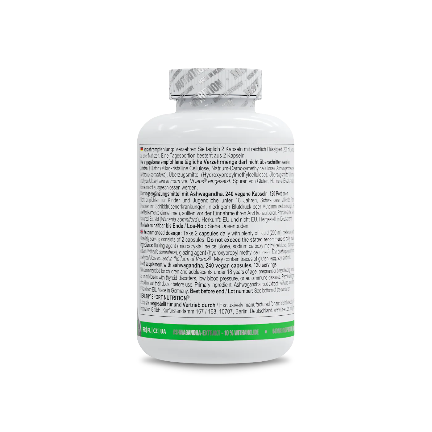 Healthy® Ashwagandha 10% Withanolide 240 Kapseln - Image 3