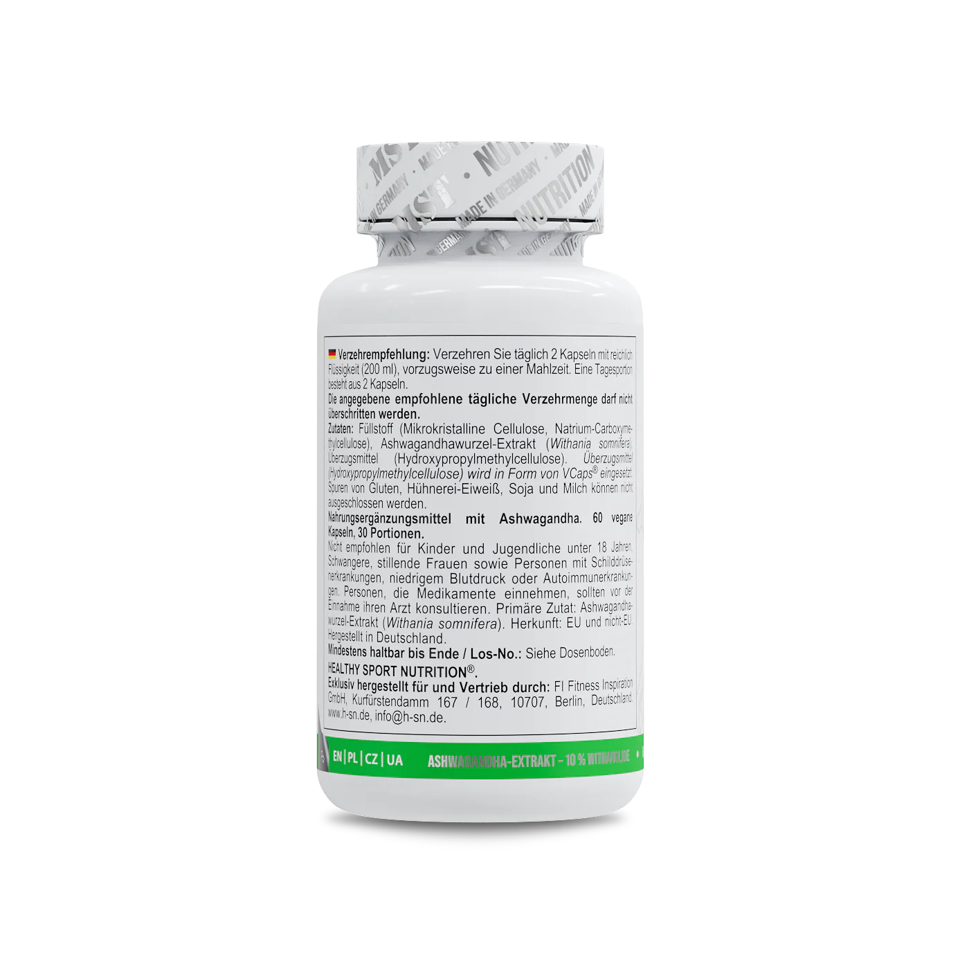 Healthy® Ashwagandha 10% Withanolide 60 Kapseln - Image 3