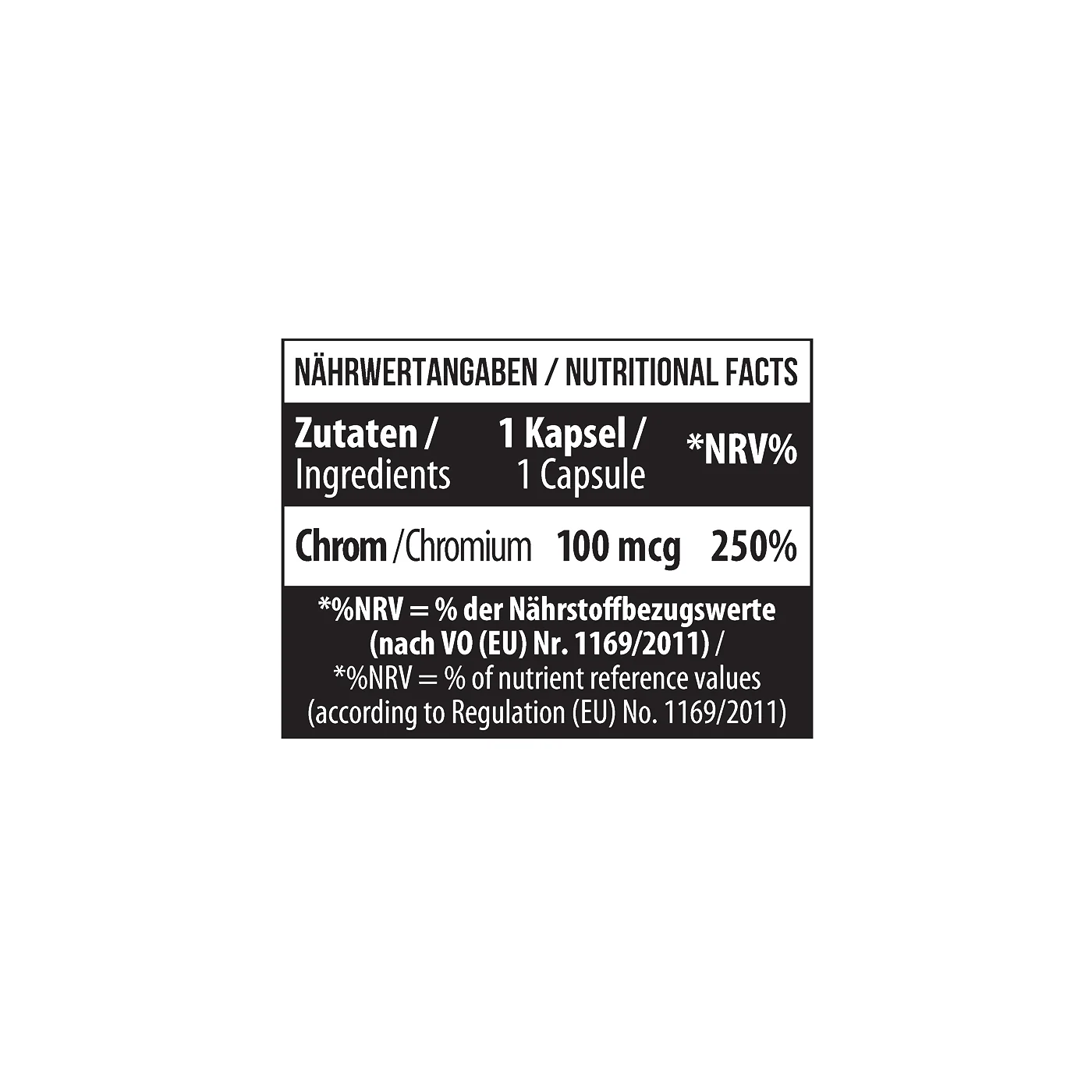 Healthy® Chromium picolinate 60 Caps - Image 4