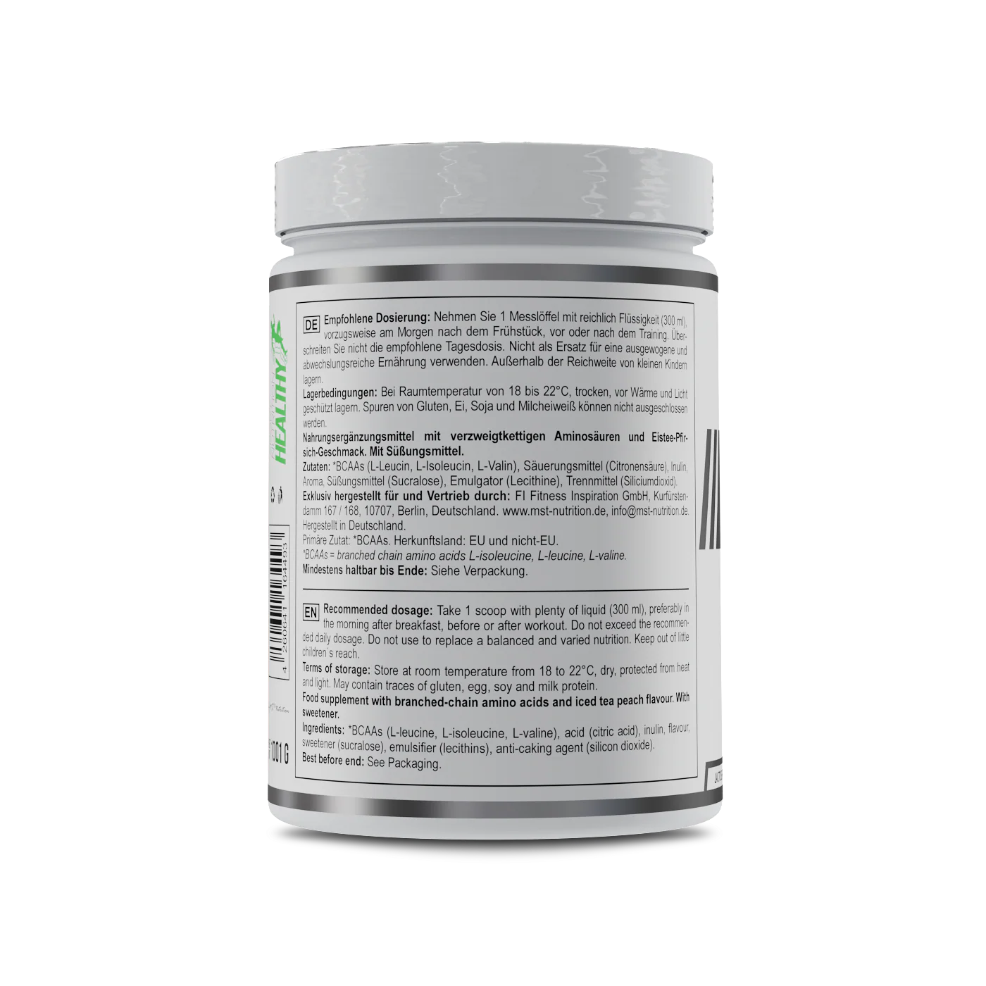 MST Healthy® BCAA Instant 1001 g Peach ice tea - Image 3