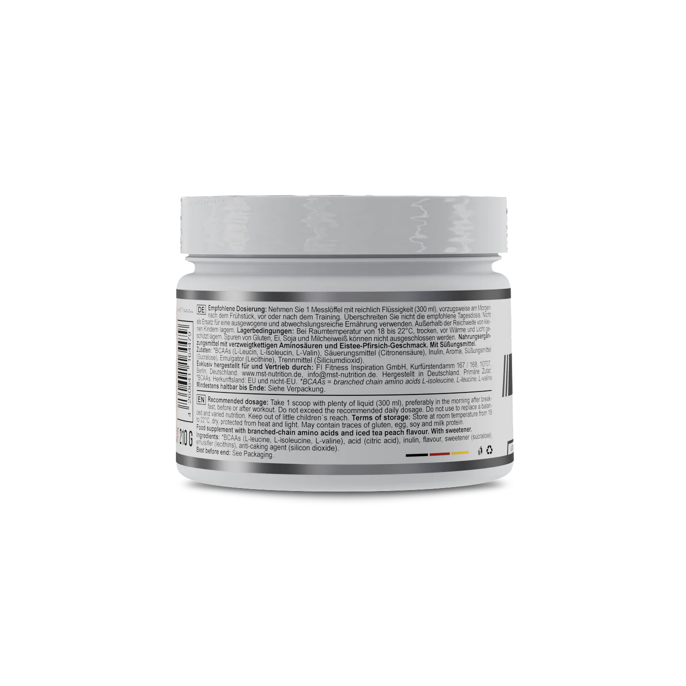 Healthy® BCAA Instant 210 g Peach ice tea - Image 3