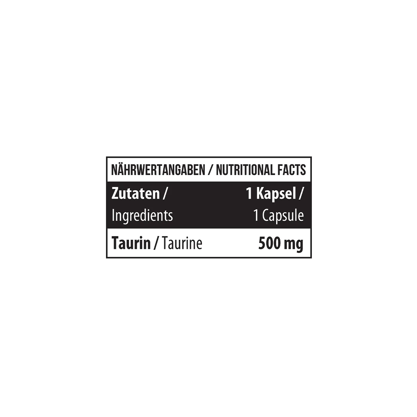 Healthy® Taurine 60 Capsules - Image 4