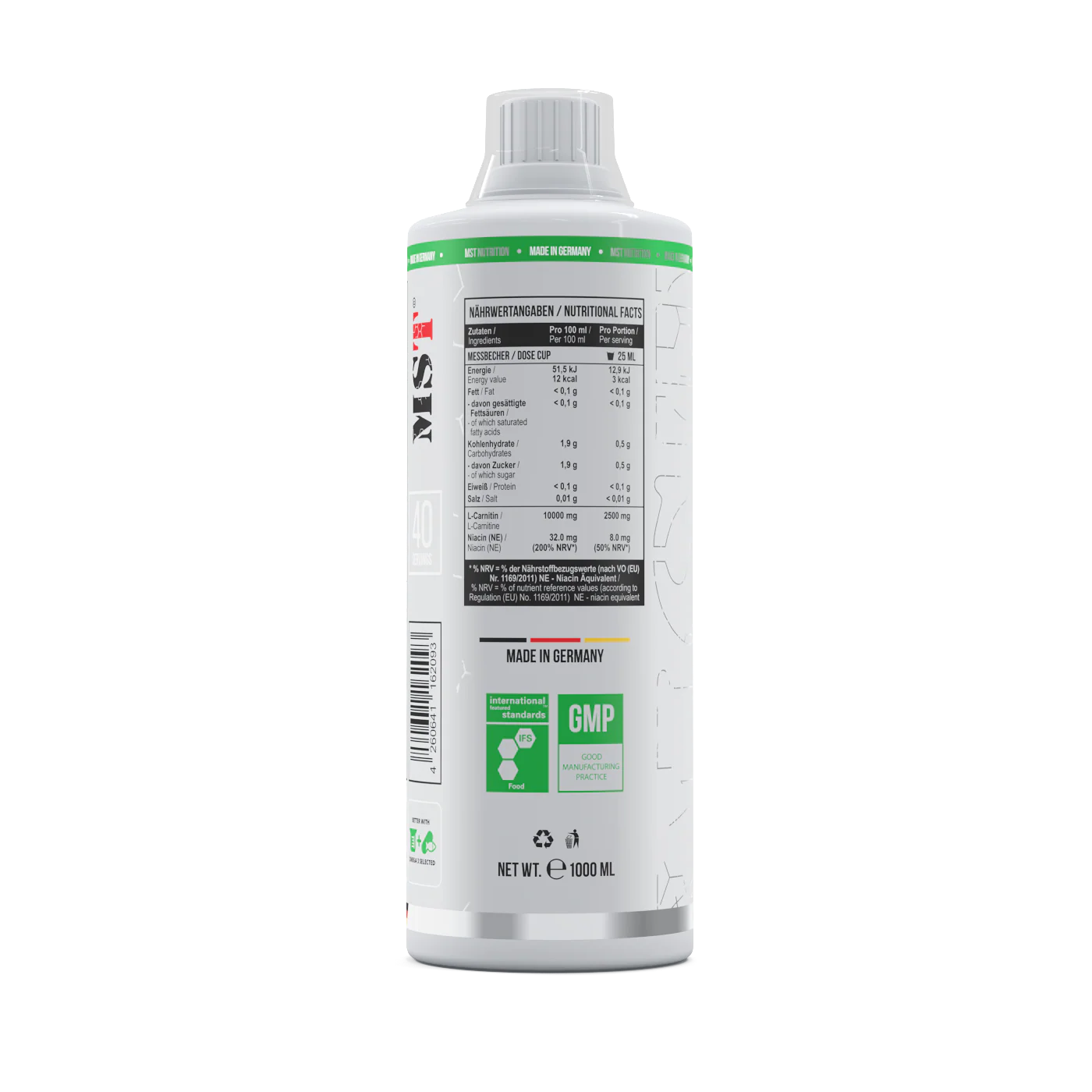 L-Carnitine 100.000 1000 ml Tropic - Image 3
