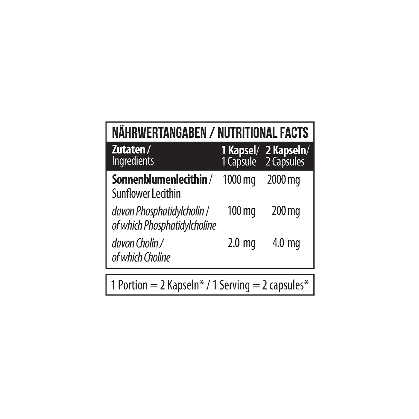 Lecithin Sunflower 180 Kapseln - Image 4