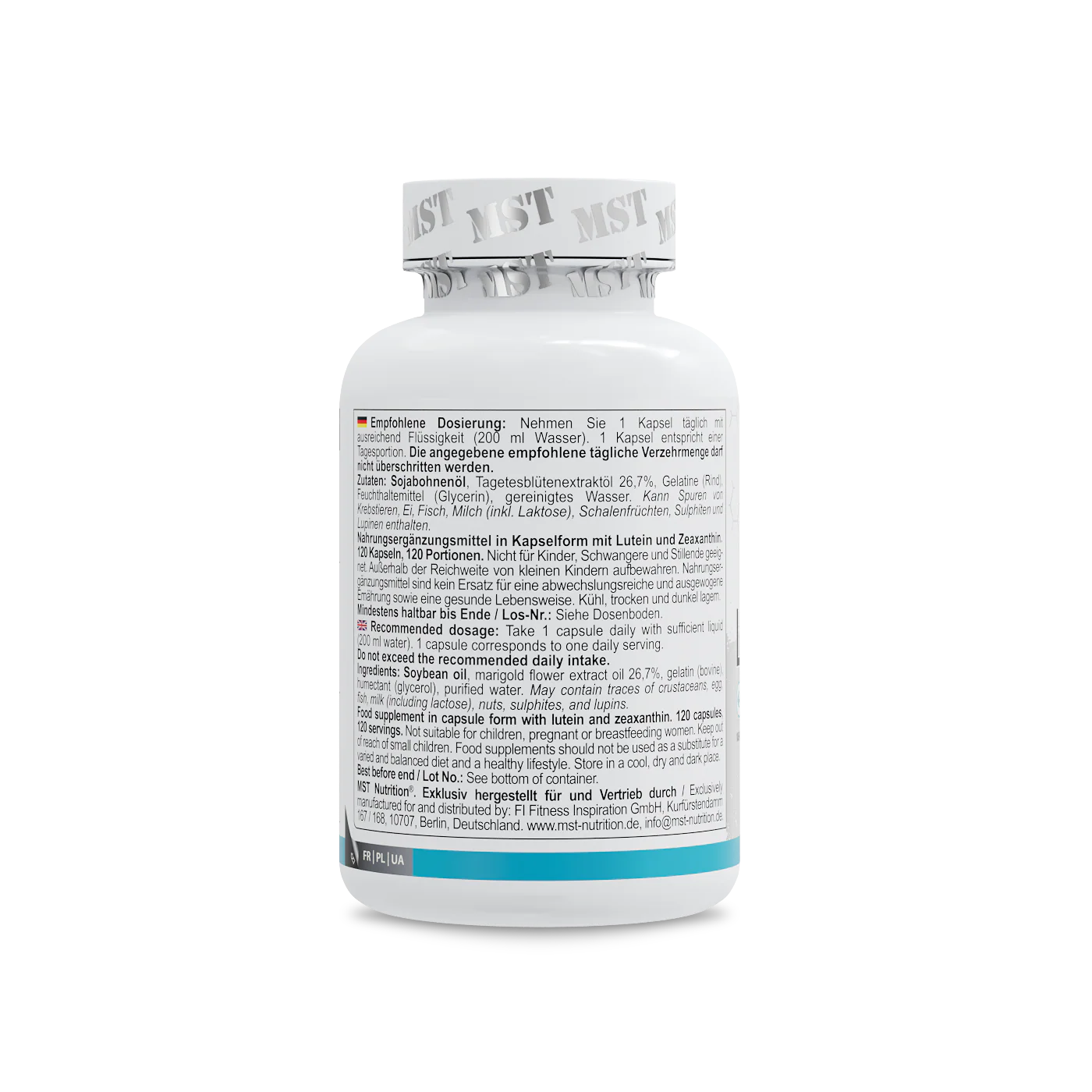 Lutein 40 mg + Zeaxanthin 120 Softgels - Image 3
