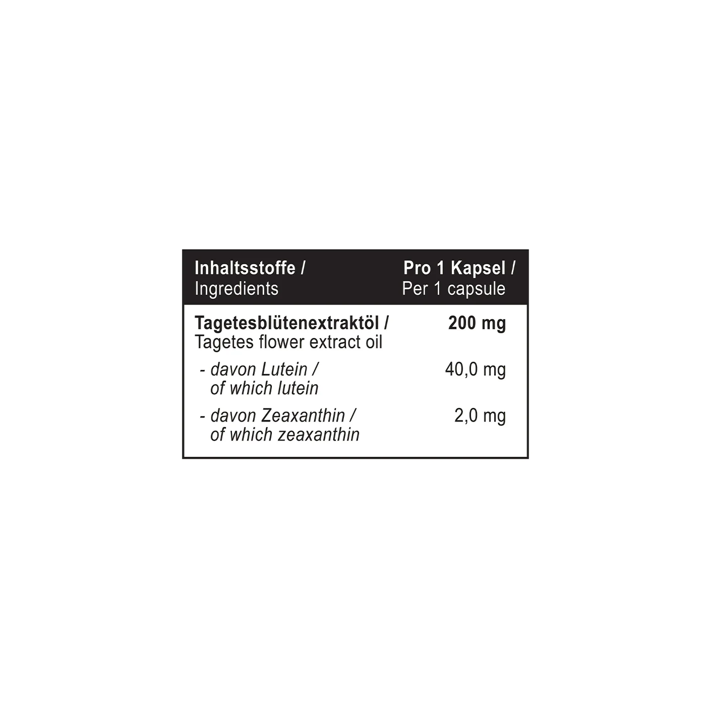 Lutein 40 mg + Zeaxanthin 120 Softgels - Image 4