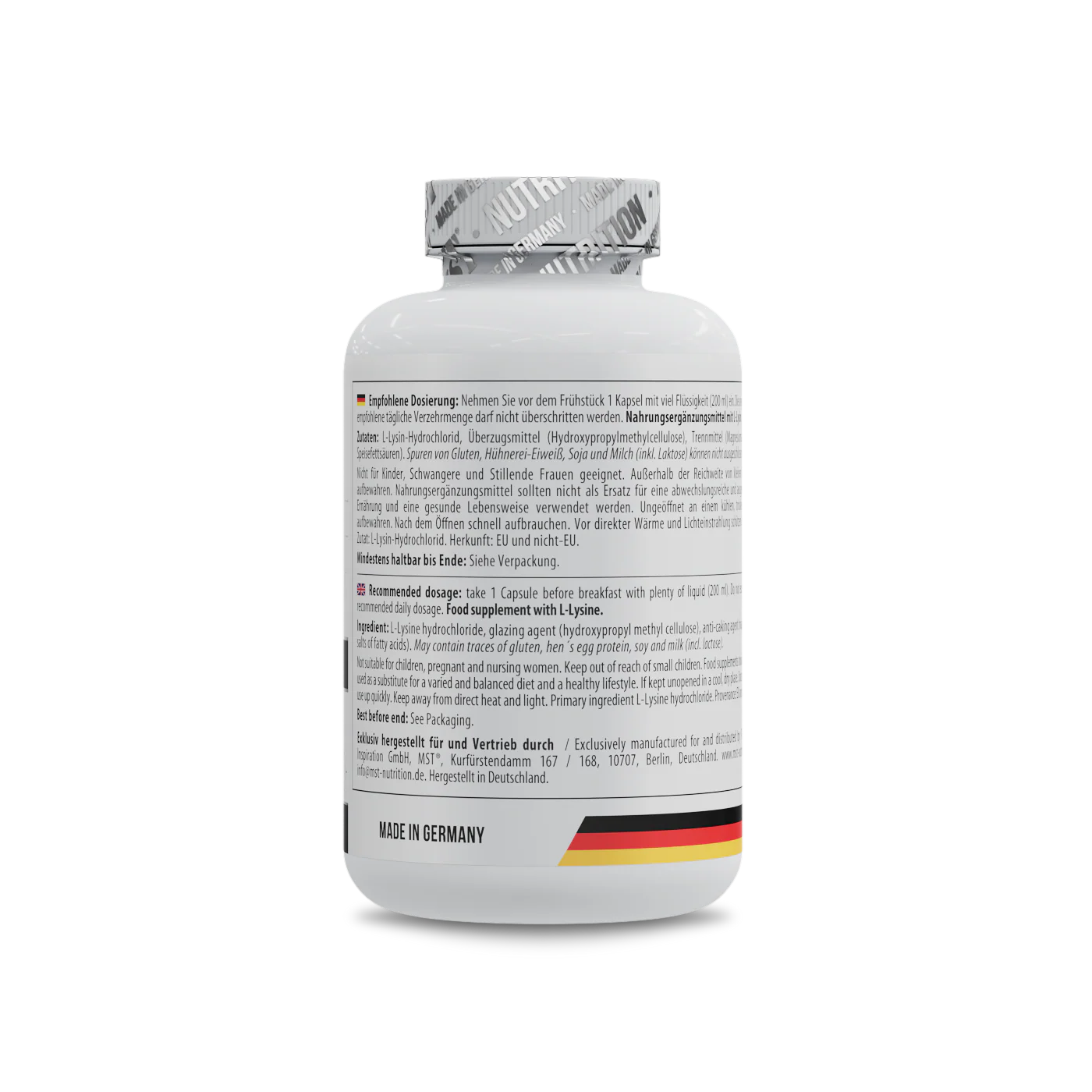 MST Lysine 240 Capsules - Image 3
