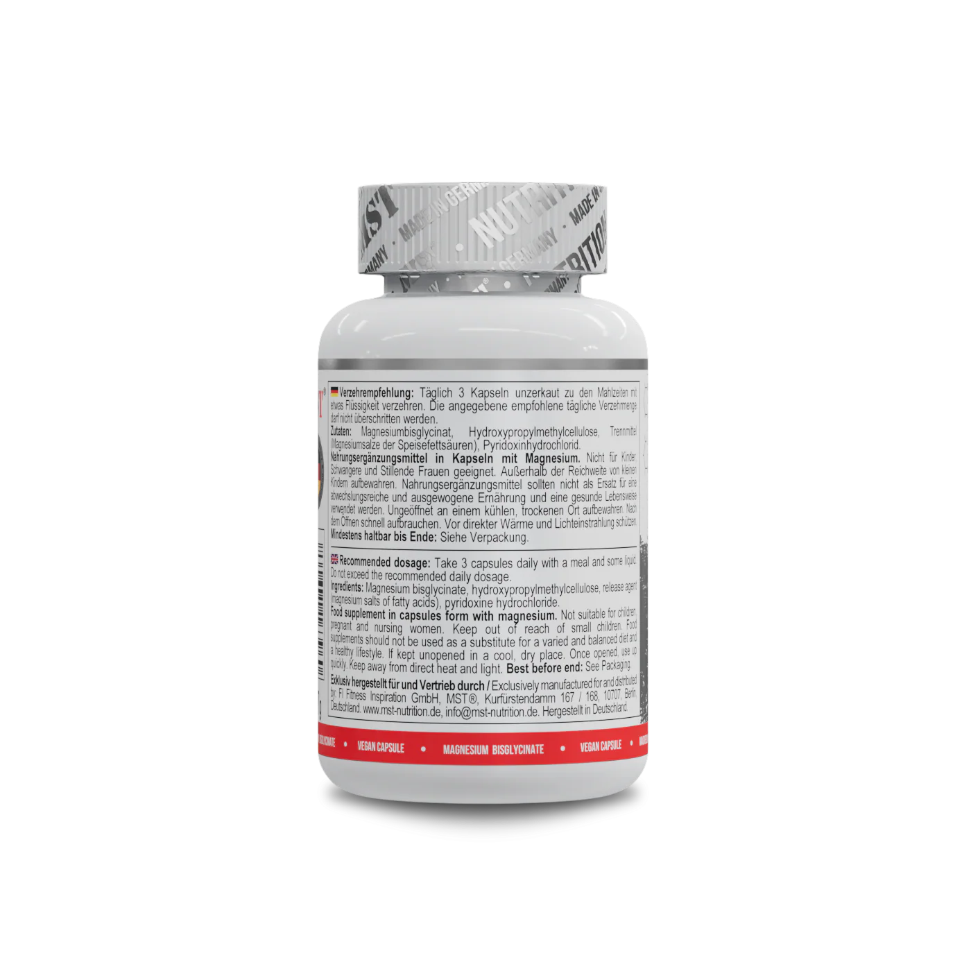 Magnesium Bisglycinate Chelate 90 Kapseln - Image 3