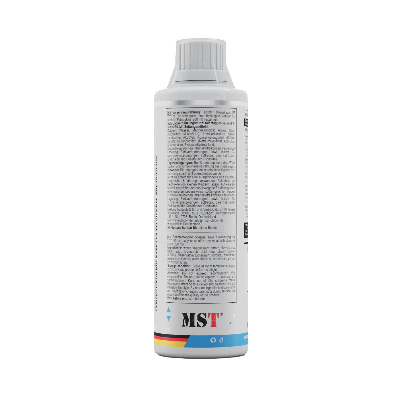 Magnesium citrate + Vitamin B6 500 ml Cherry - Image 3