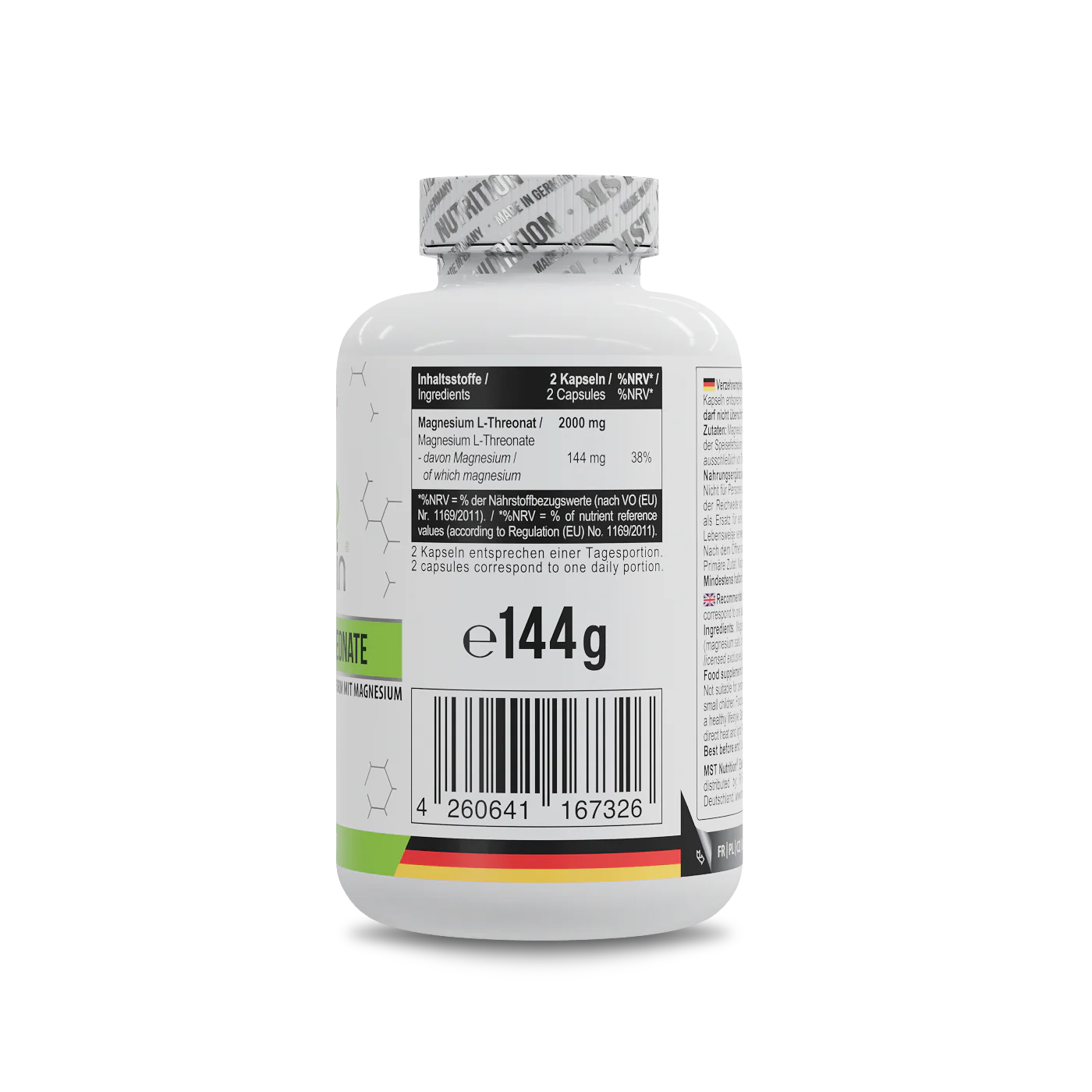 Magtein® Magnesium L-Threonate 1000 mg 120 Kapseln - Image 2