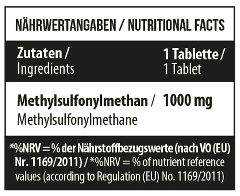 MSM 1000 90 Tabletten - Image 3