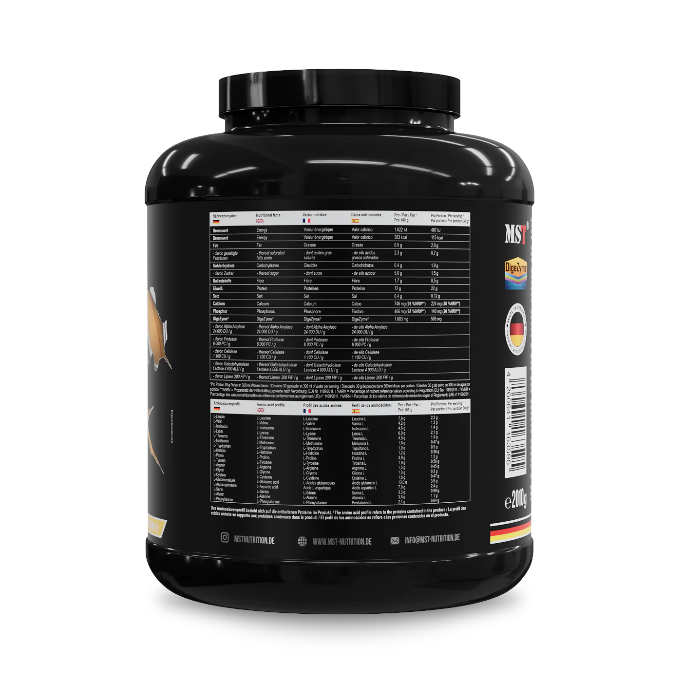 Protein Best Whey + Enzyme 2010 g Mango peach - Image 3