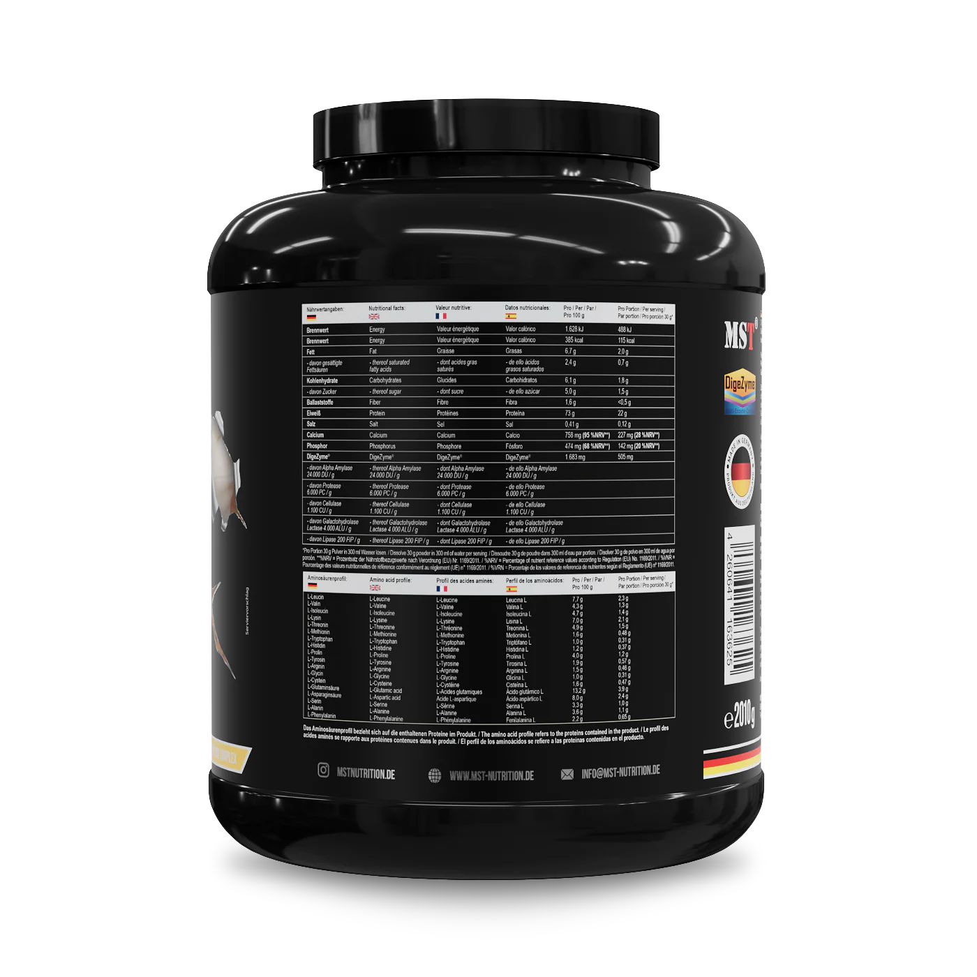 Protein Best Whey + Enzyme 2010 g Vanilla ice cream - Image 5