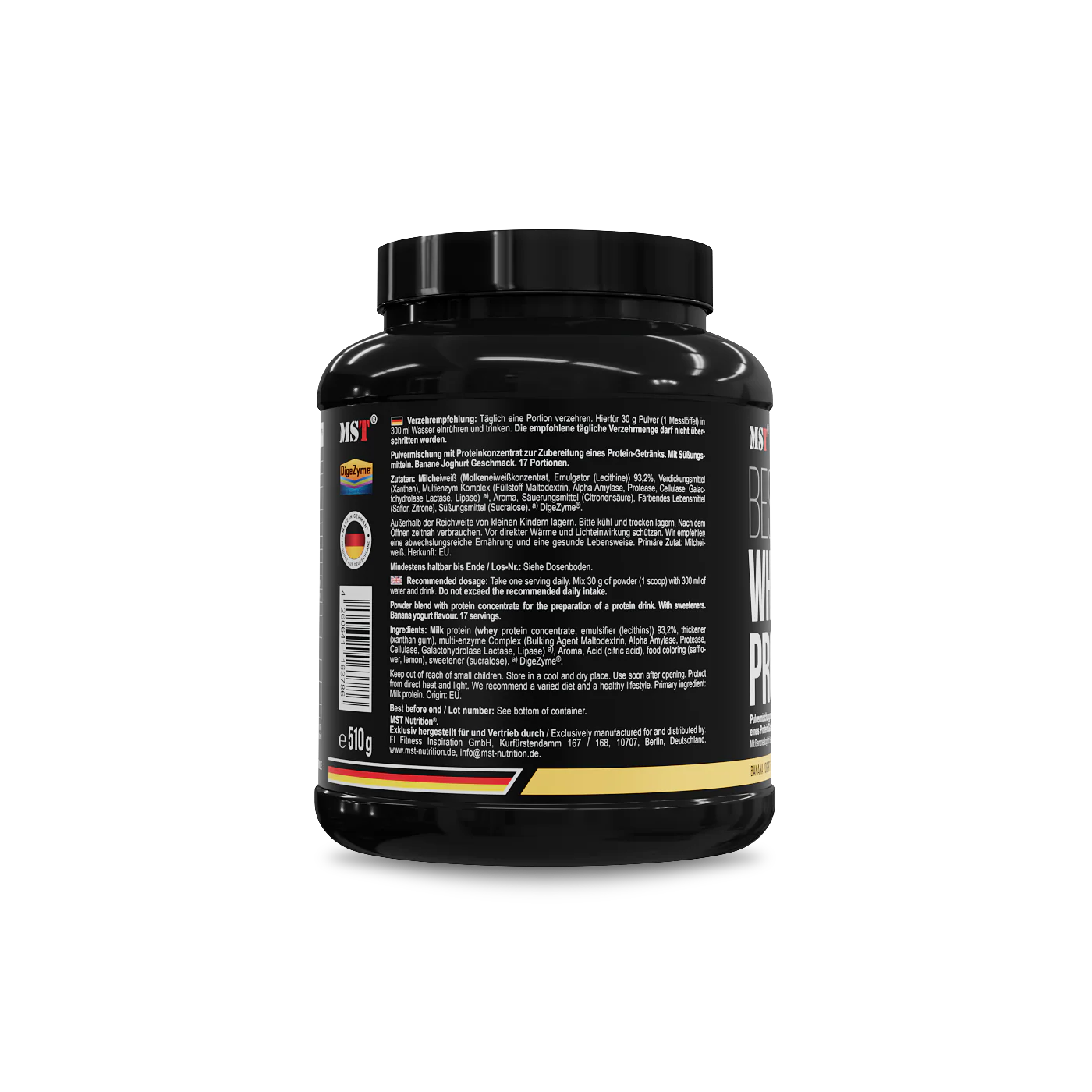Protein Best Whey + Enzyme 510 g Banana yogurt - Image 4