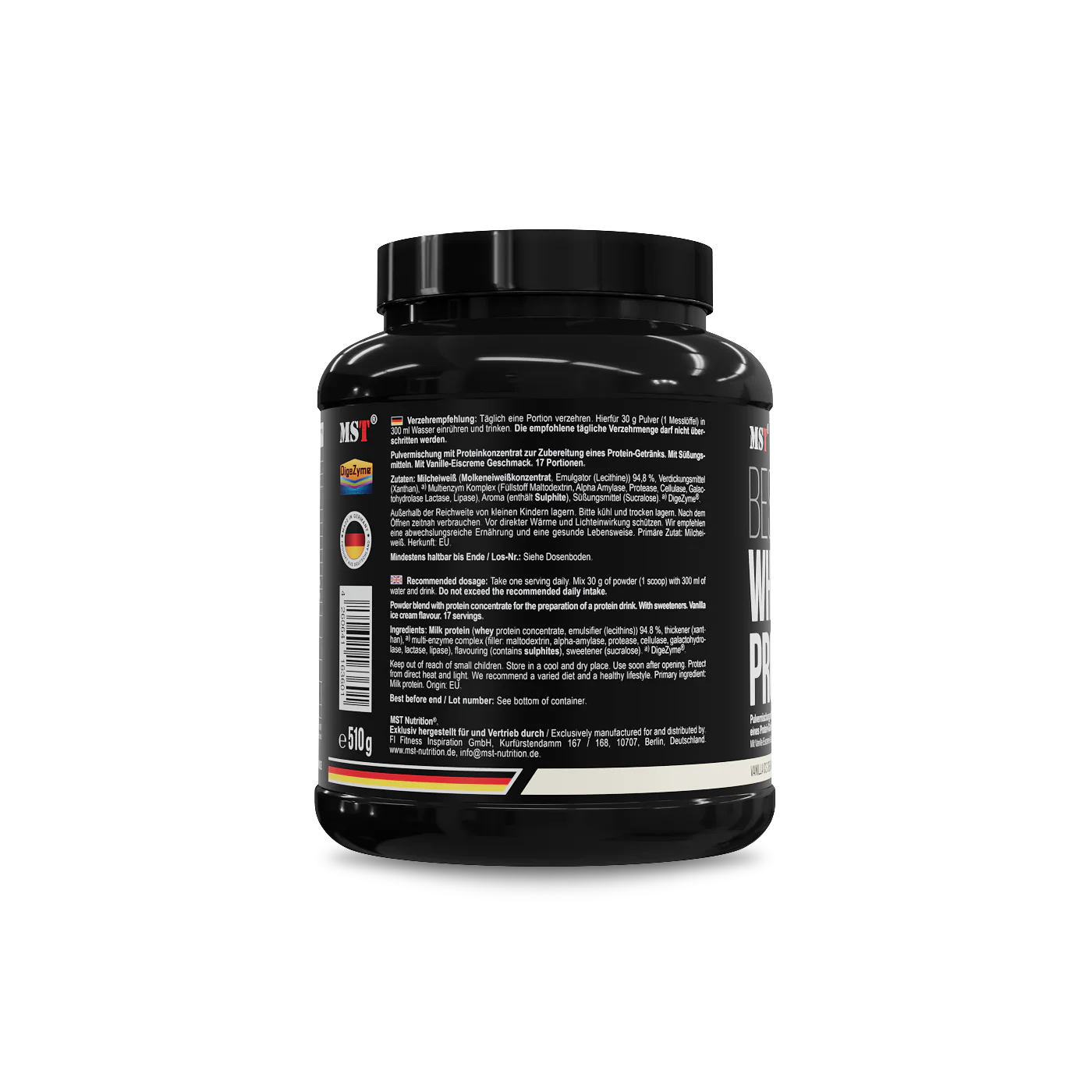 Protein Best Whey + Enzyme 510 g Vanilla ice cream - Image 4