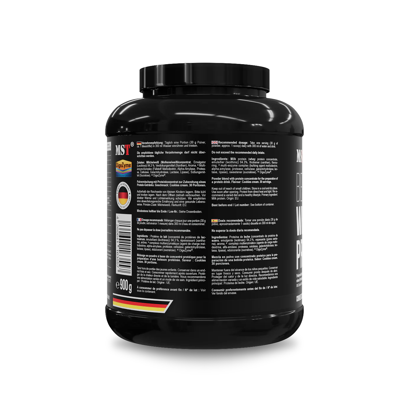 Protein Best Whey + Enzyme 900 g Cookies cream - Image 3