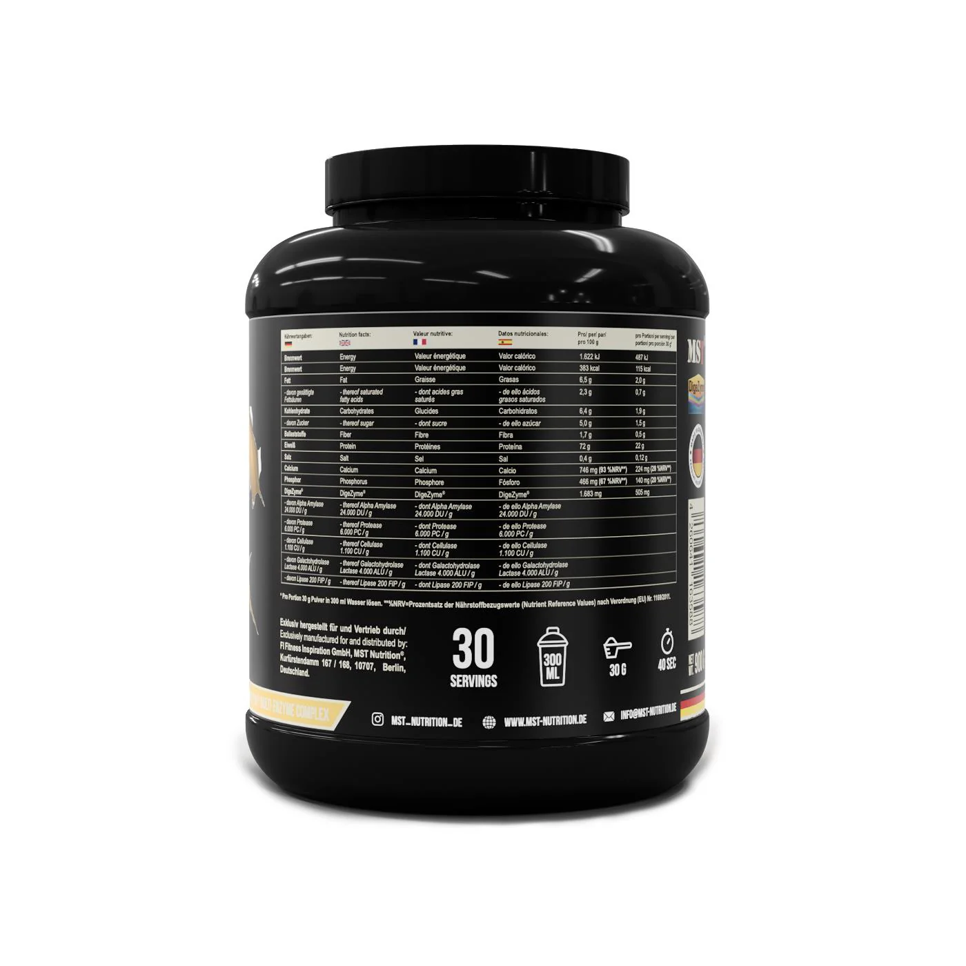 Protein Best Whey + Enzyme 900 g Mango peach - Image 6