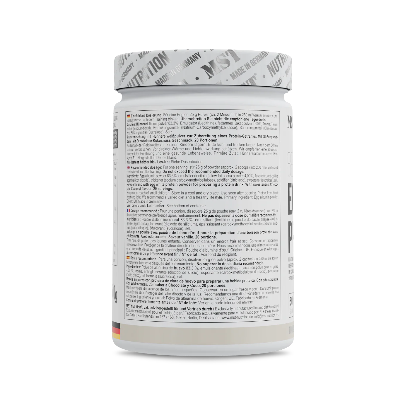 Best Egg Protein 500 g Chocolate coconut - Image 3