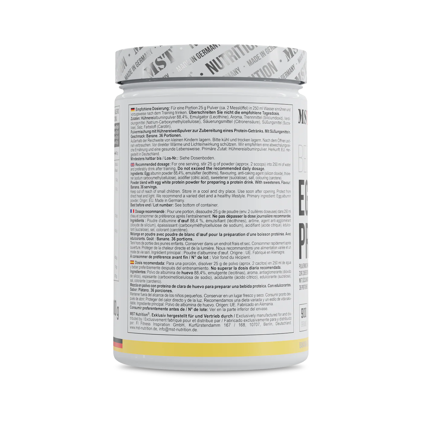 Best Egg Protein 900 g Banana - Image 3