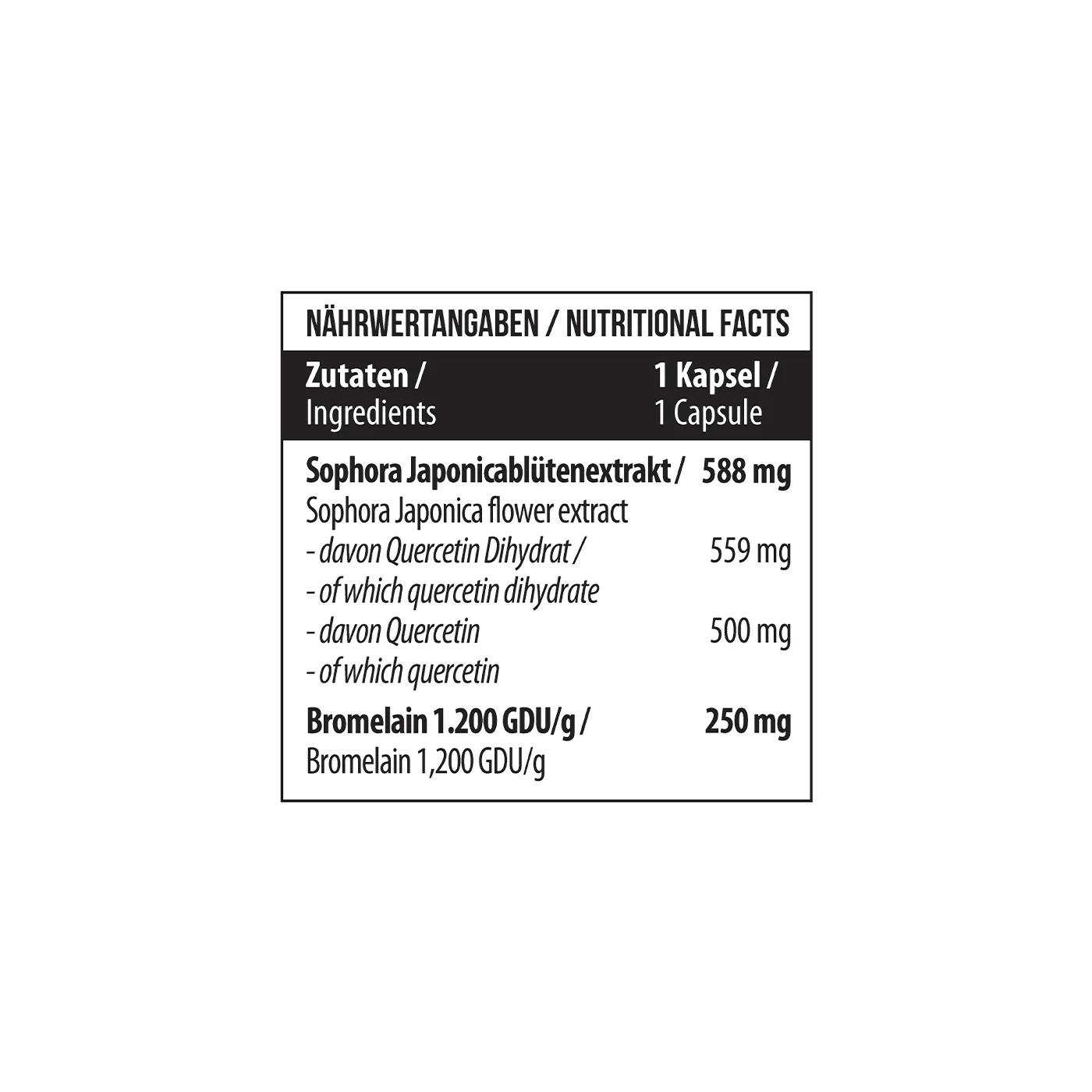 MST Quercetin Bromelain 60 Kapseln - Image 4
