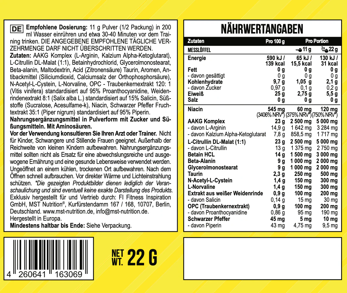 Samples Pump Killer 22 g Fruit Punch - Image 2