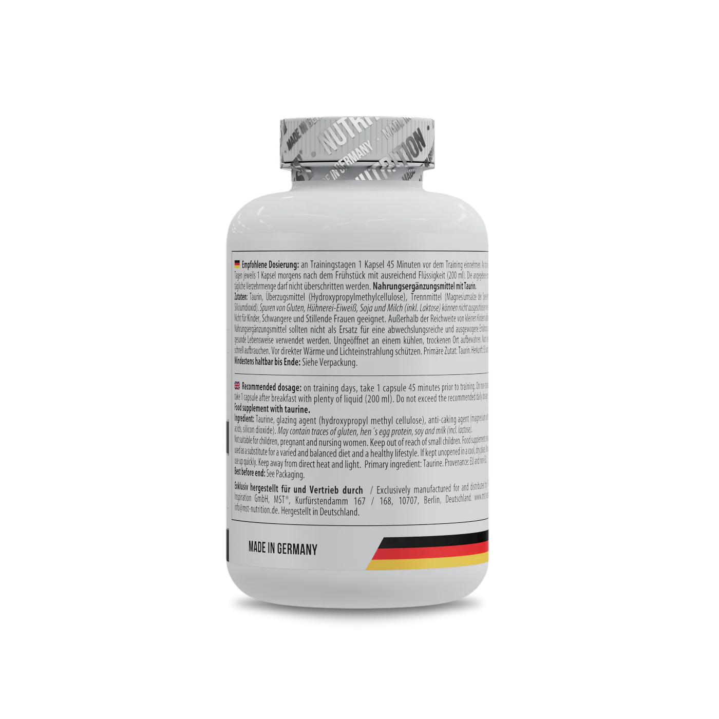 Taurine 240 Capsules - Image 3