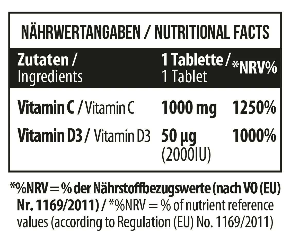 MST Vitamin C 1000 + D3 100 pills - Image 3
