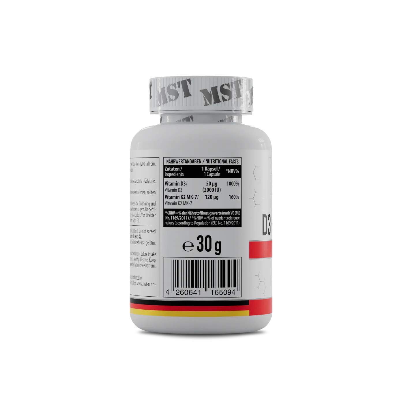 Vitamin D3 + K2 MK7 120 Caps - Image 2