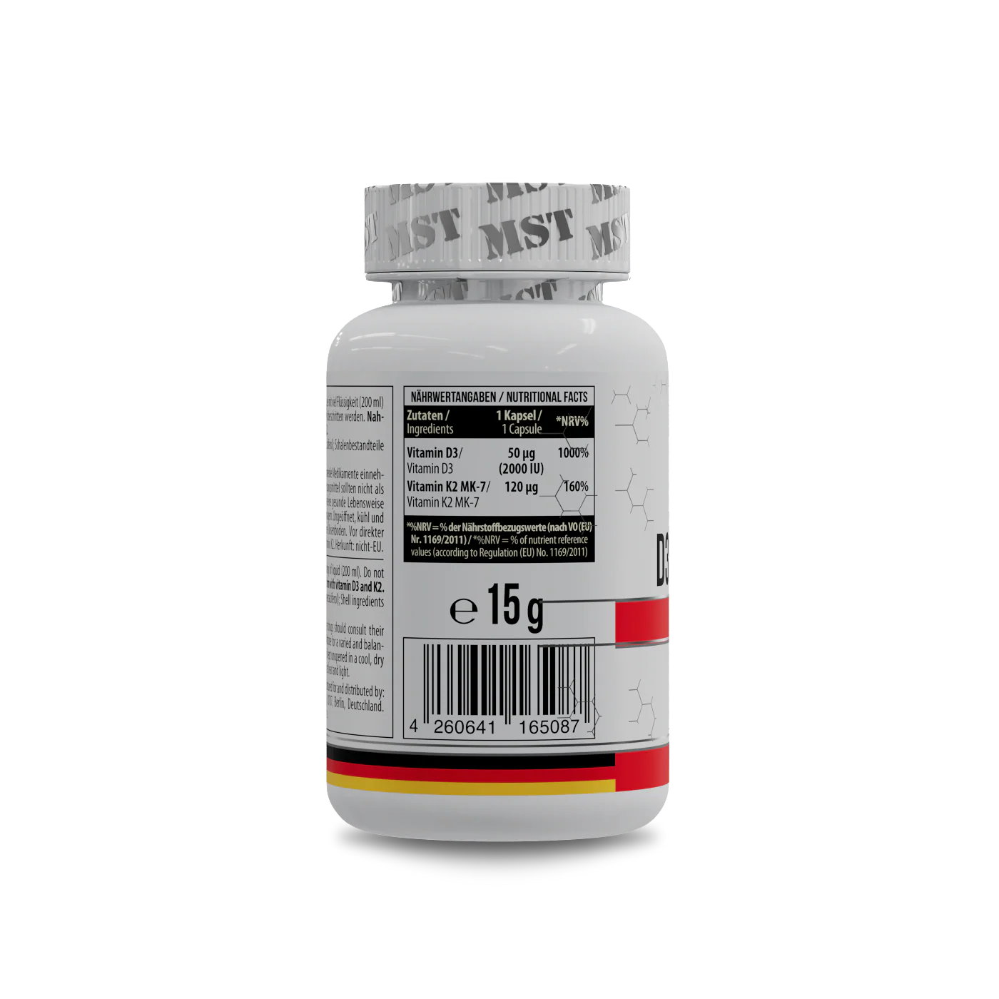 Vitamin D3 + K2  MK7 60 Caps - Image 2