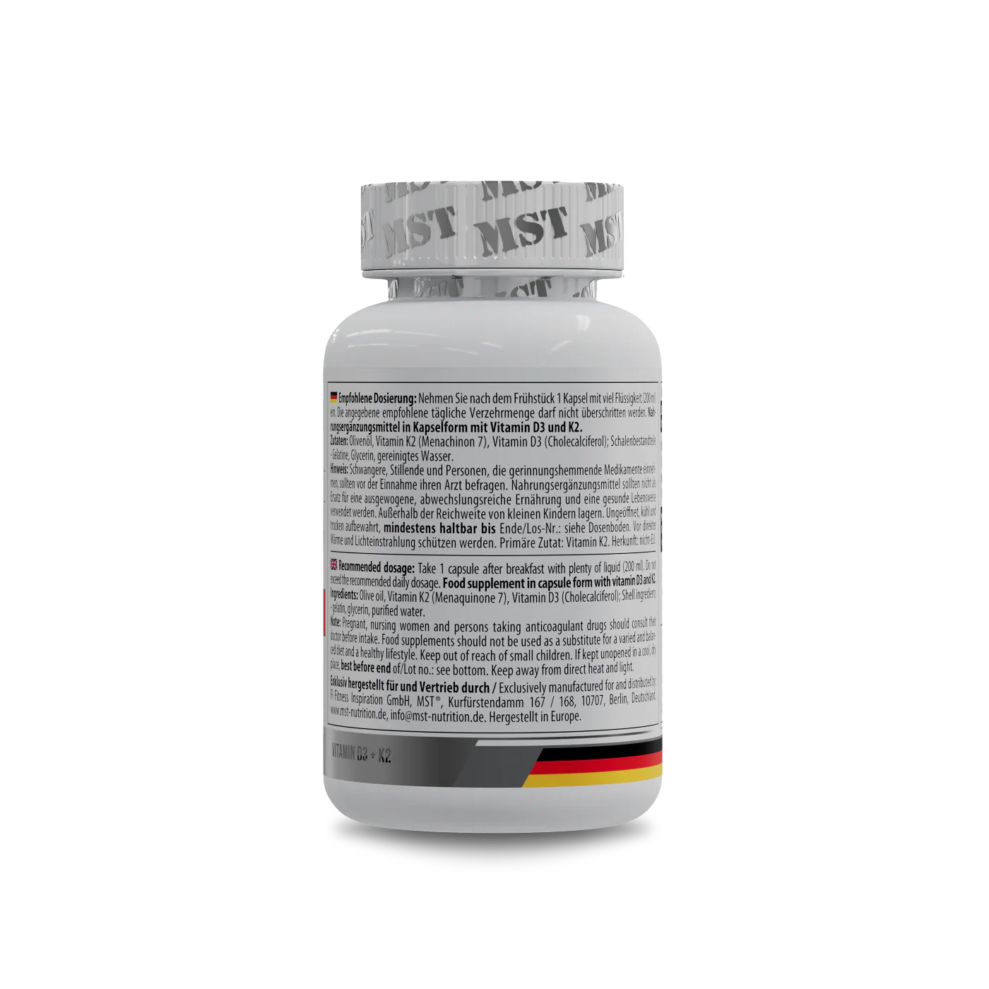 Vitamin D3 + K2  MK7 60 Caps - Image 3