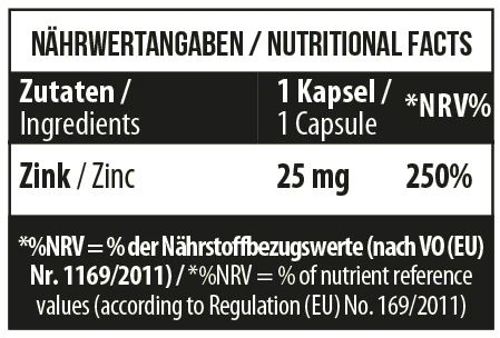 MST Zinc 25 Citrate 100 Caps - Image 3