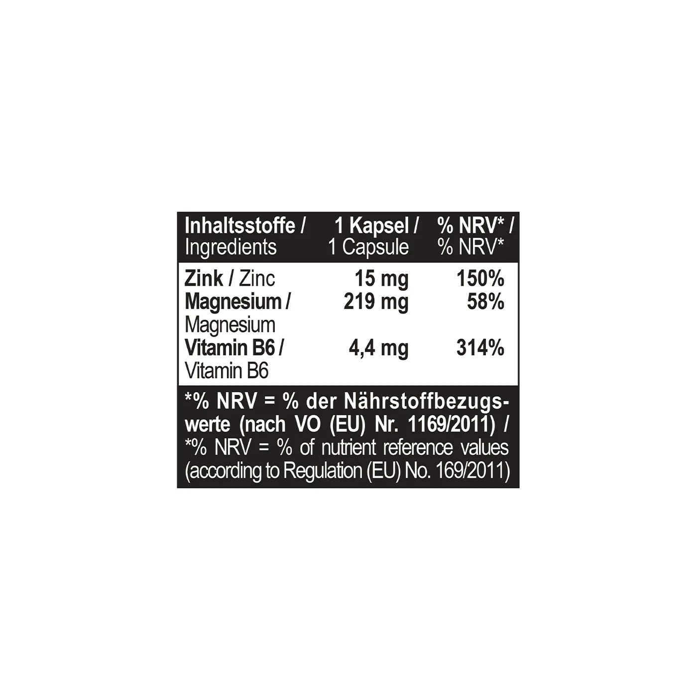 Zinc B6 Magnesium 60 Caps - Image 5